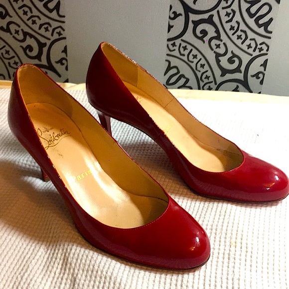 Red Patent Leather Pumps by Louis Vuitton